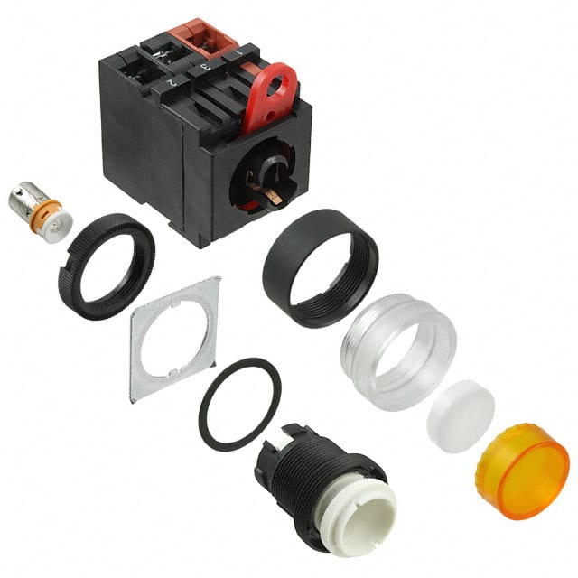 A22L-GY-12A-11M SWITCH PUSH DPST 10A 110V