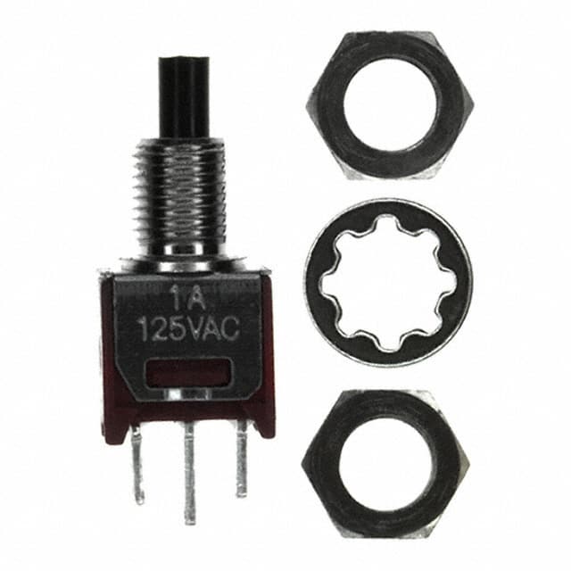 3S1-SP8-B5-M1QE SWITCH PUSHBUTTON SPDT 1A 125V