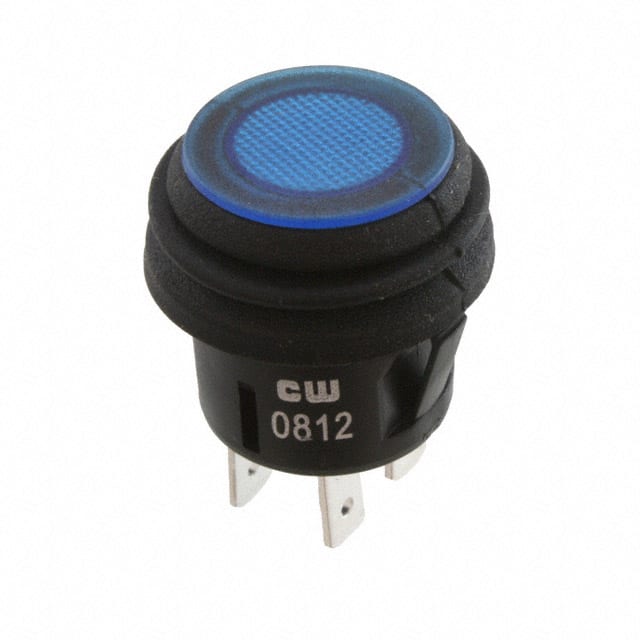 GPB527B2L02BU1 SWITCH PUSHBUTTON DPST 10A 125V