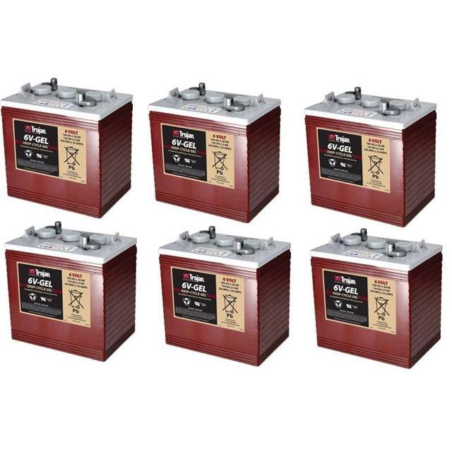6V-GEL-6-PACK Replacement for Trojan 6V-GEL-6-