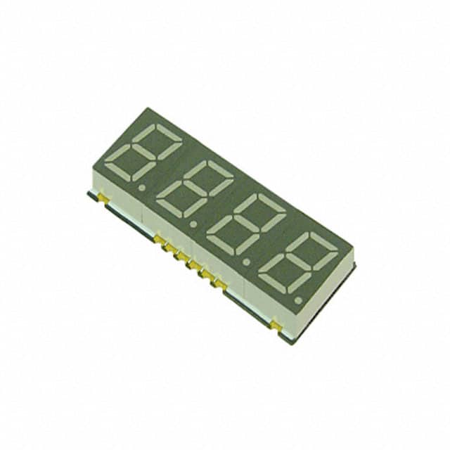 QBQS400AG DISP 7SEG 0.4" QUAD YLW-GN 12SMD