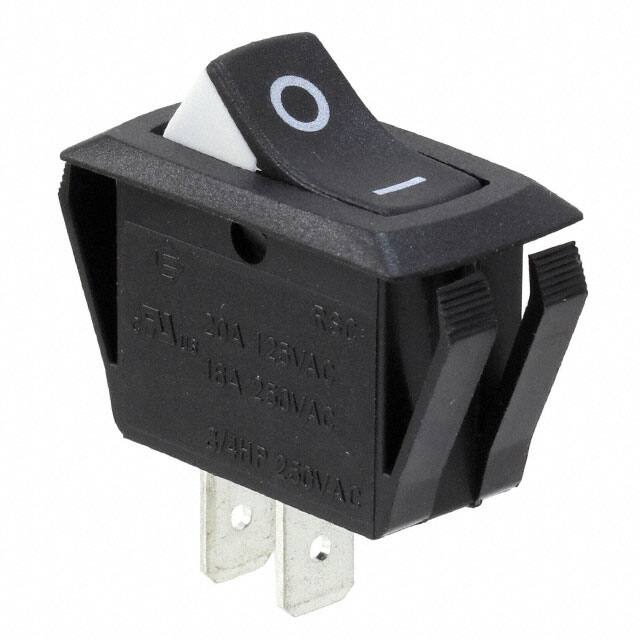RSC241D1B2R SWITCH ROCKER SPST 20A 125V
