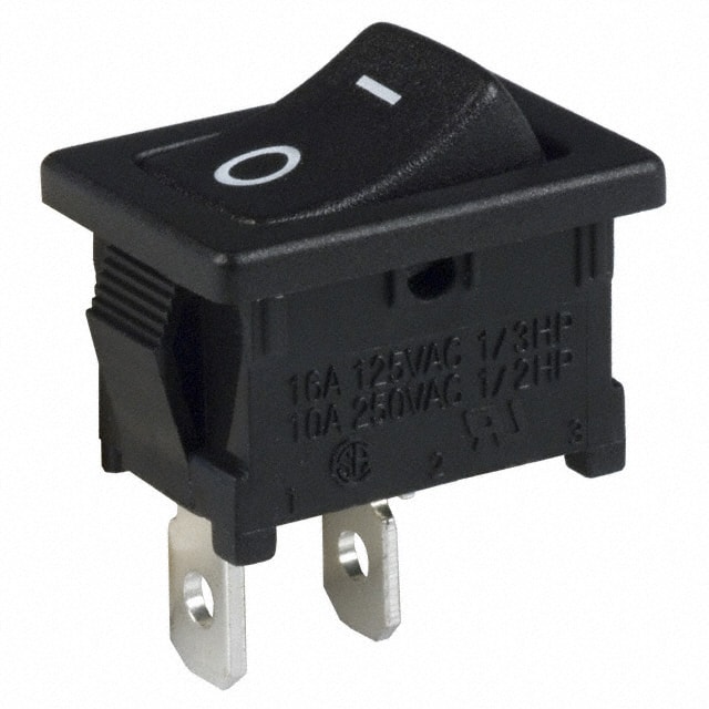 DA102J12S215HQF SWITCH ROCKER SPST 16A 125V
