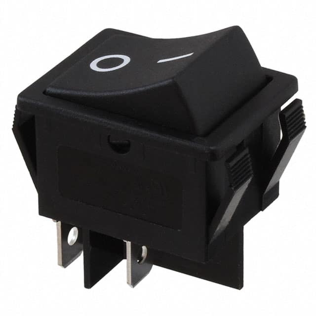 R5FBLKBLKFF0 SWITCH ROCKER DPST-NO 20A 125V