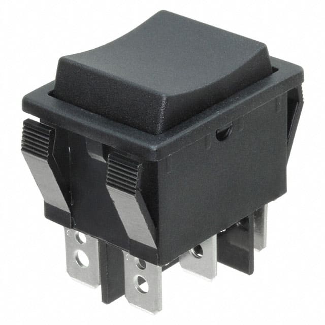 R5IBLKBLKEF0 SWITCH ROCKER DPDT 15A 125V
