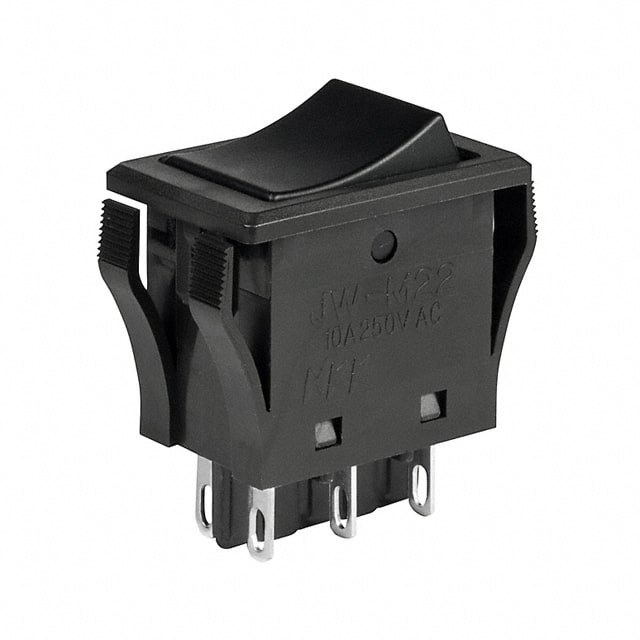 JWM22RAA SWITCH ROCKER DPDT 10A 125V