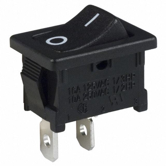 DA102J12S215PQF SWITCH ROCKER SPST 16A 125V