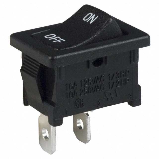DA102J12S215DQF SWITCH ROCKER SPST 16A 125V