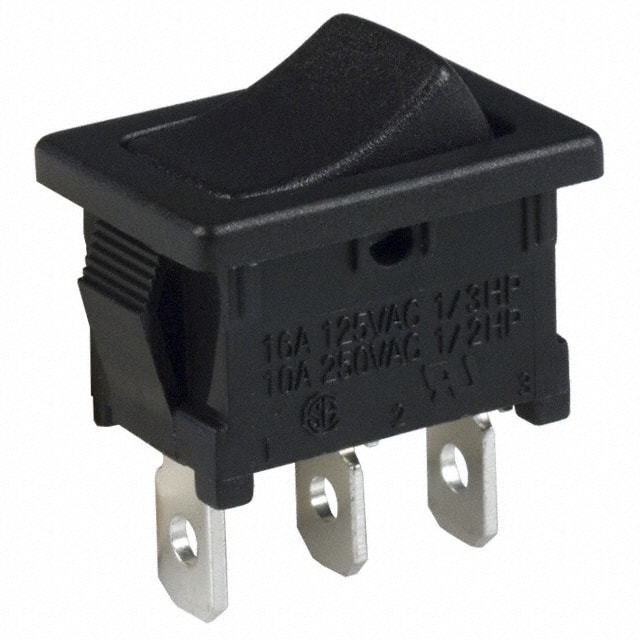 DA101J12S215QF SWITCH ROCKER SPDT 16A 125V
