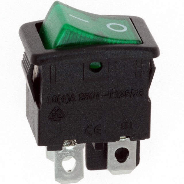 LRA32H2FBGLN SWITCH ROCKER DPST 10A 125V