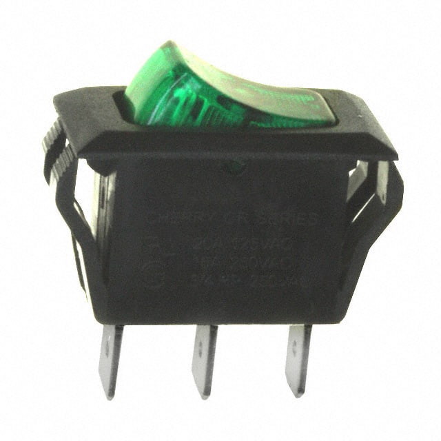 CRE22F2BBGLE SWITCH ROCKER SPST 20A 125V