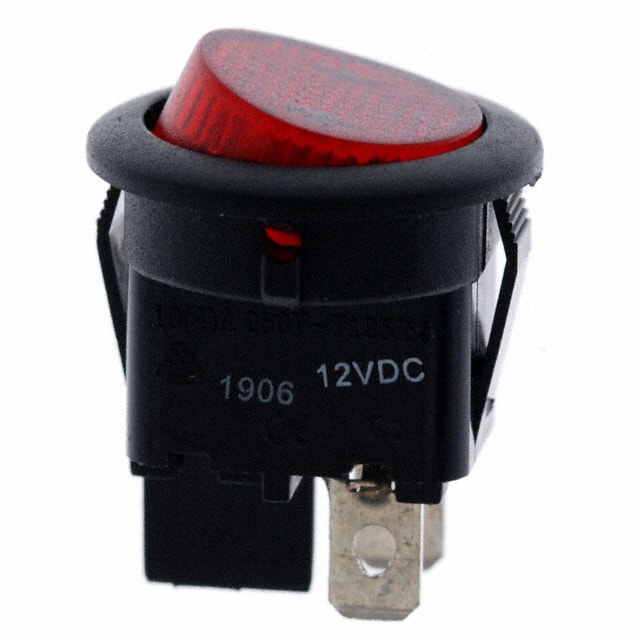 RRA22H3BBRHN SWITCH ROCKER SPST 10A 125V