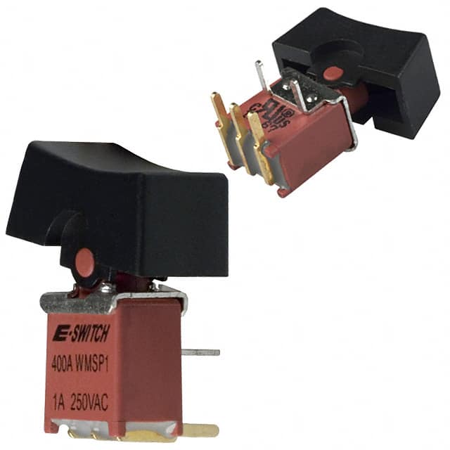 400AWMSP1R1BLKM6QE SWITCH ROCKER SPDT 3A 120V