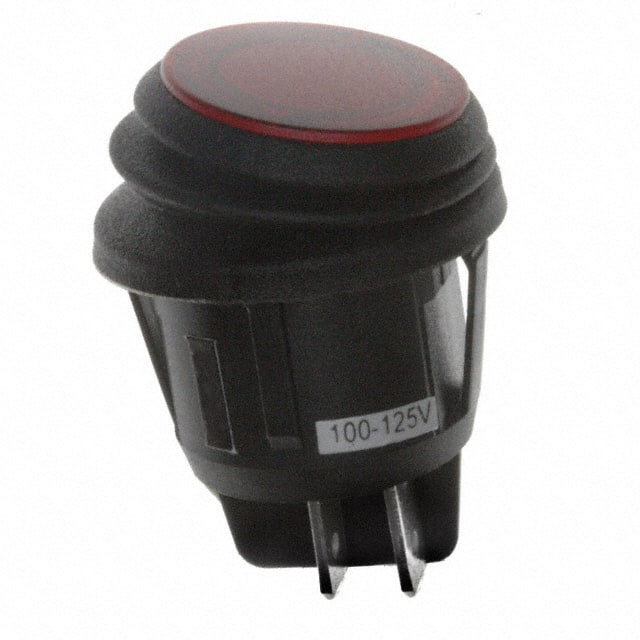 KDH3ALA2RBB SWITCH ROCKER DPST 16A 125V