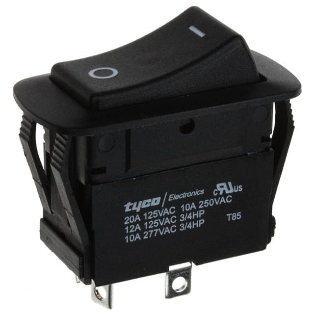 1571102-6 SWITCH ROCKER DPST 20A 125V