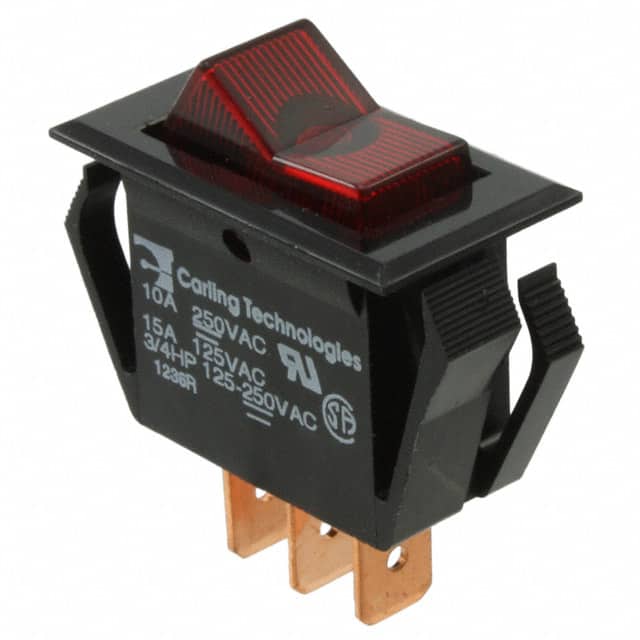 LTA201-TR-B/125N SWITCH ROCKER SPST 15A 125V