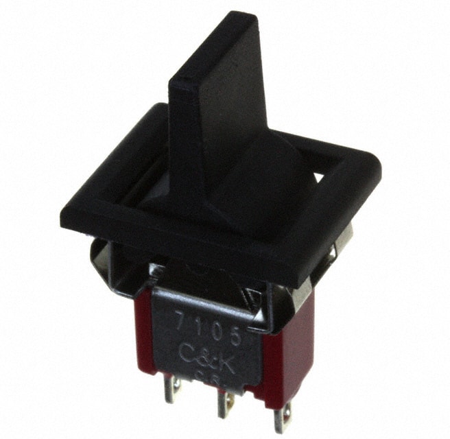 7105J61ZQE22 SWITCH ROCKER SPDT 5A 120V