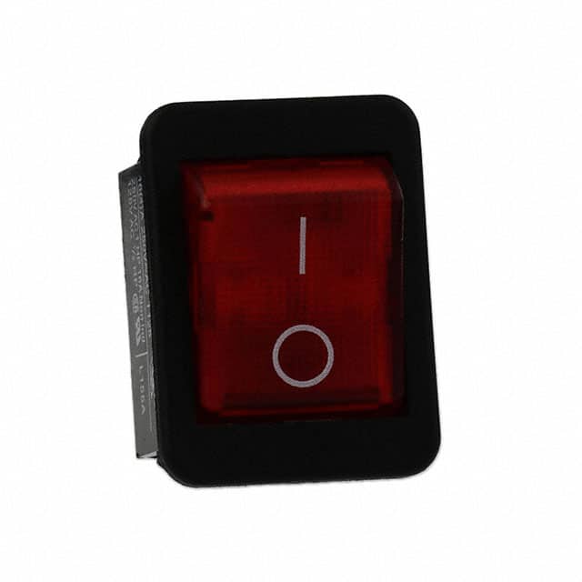 C1553ABBRXCE1 DPST ROCKER SWITCH