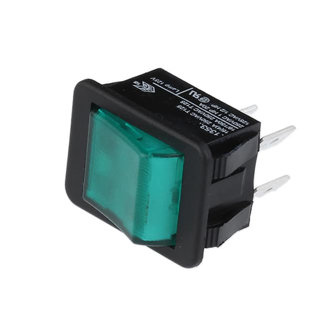 C1353ABBG2 SWITCH ROCKER DPST 20A 250V