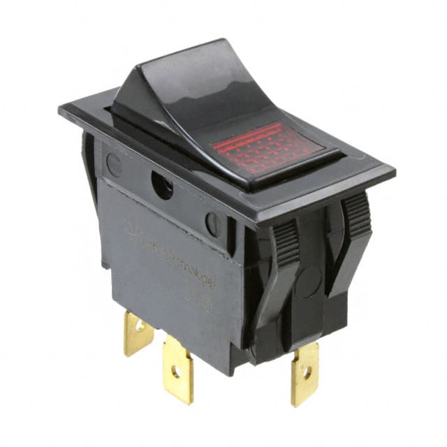 LTILA51-6S-BL-RC-NBL/125N SWITCH ROCKER SPST 15A 125V