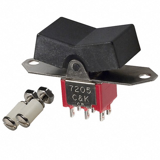 7205J3ZQE2 SWITCH ROCKER DPDT 5A 120V