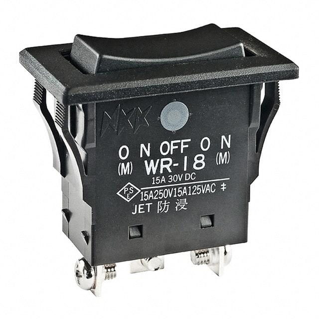 WR18ATN SWITCH ROCKER SPDT 15A 125V