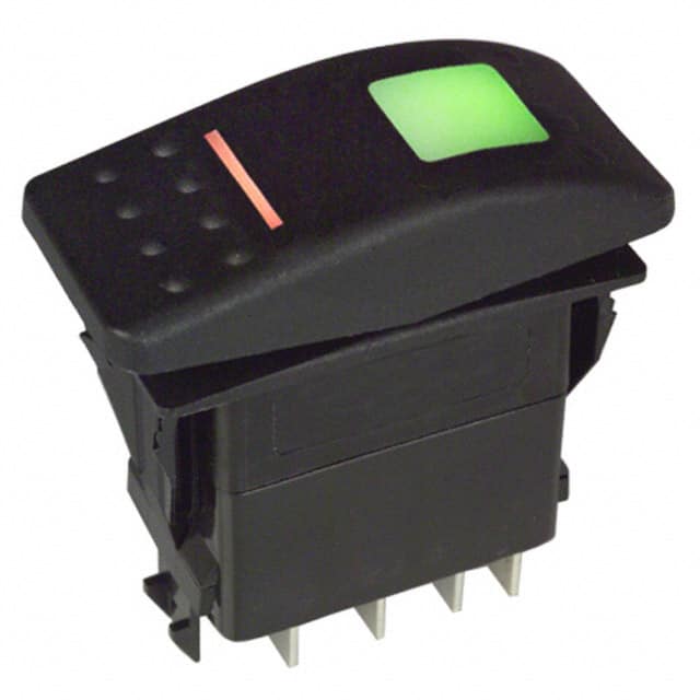 VLD2GHNB-AAC00-000 SWITCH ROCKER DPDT 20A 12V