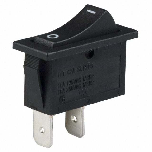 CM102J12S205HQA SWITCH ROCKER SPST 16A 125V