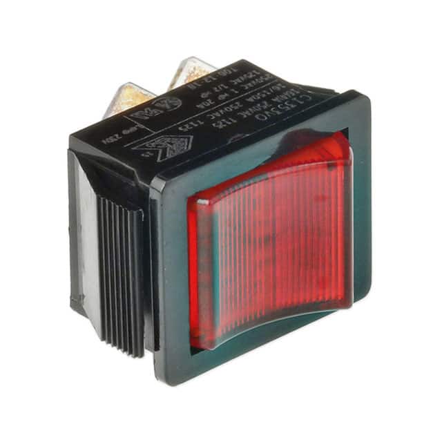 C1353VQNAA SWITCH ROCKER DPST ILLUM