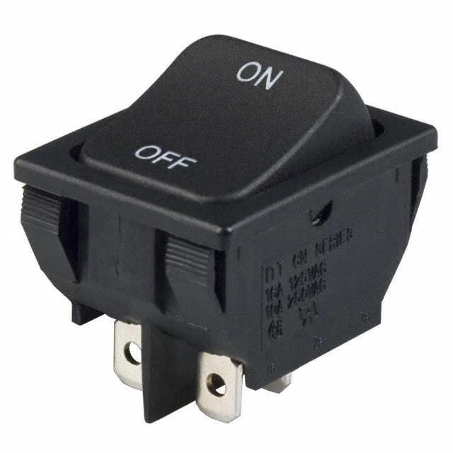 CN202J12S215DQ SWITCH ROCKER DPST 16A 125V