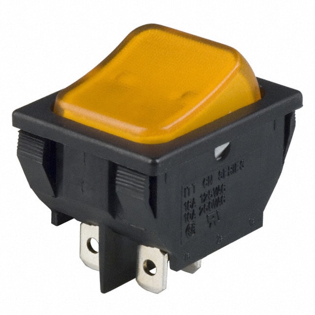 CN202J3AS215Q7 SWITCH ROCKER DPST 16A 125V