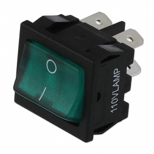 H8653VBBG2577W DPST MINIATURE ROCKER SW