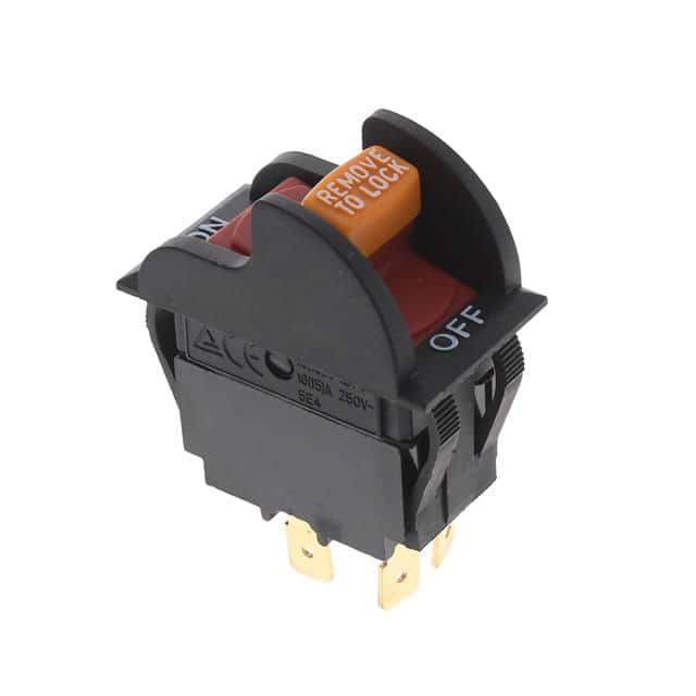 HY7-42D-196 SWITCH ROCKER DPDT 20A 125V