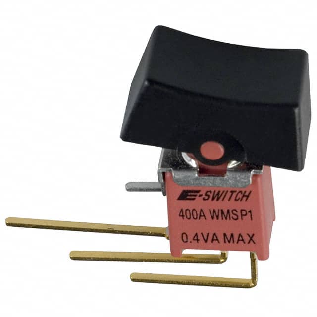 400AWMSP1R1BLKM7RE SWITCH ROCKER SPDT 0.4VA 20V