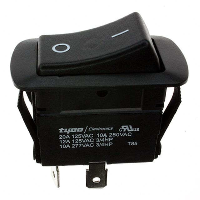 PRCDA1-20F-BB0BW SWITCH ROCKER DPST 20A 125V