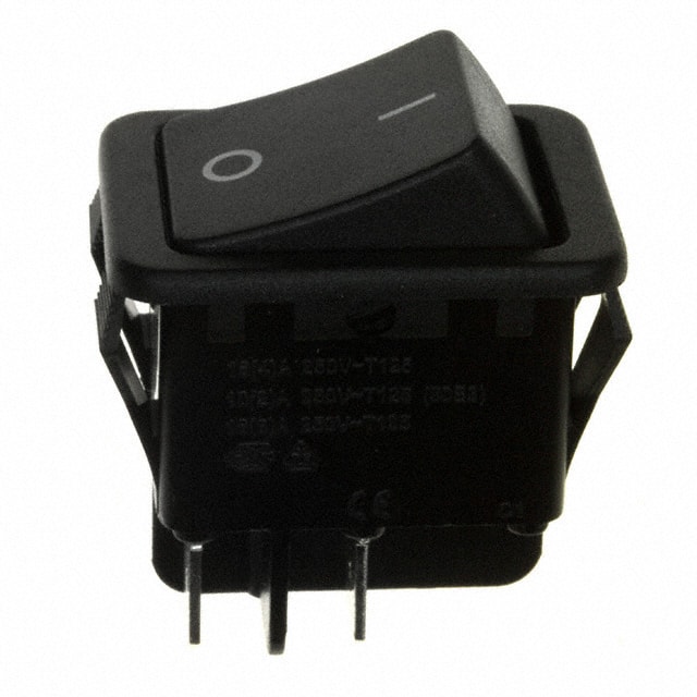 YRM32F2FBBNN SWITCH ROCKER DPST 20A 125V