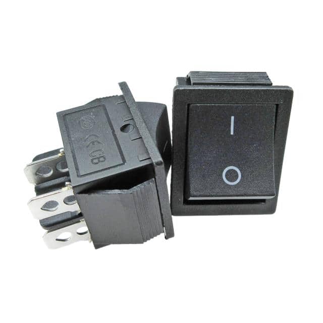 SW-R1-3A-E-1-0 MEDIUM ROCKER SWITCH, QUICK CONN