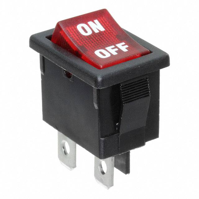 R1973ABLKRILIF1 SWITCH ROCKER SPST 9A 125V