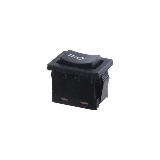 R1966DBLKBLKCS SWITCH ROCKER SPDT 15A 125V
