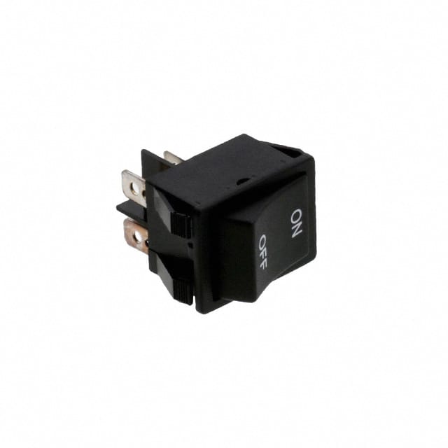 R5ABLKBLKIF0 SWITCH ROCKER DPST 20A 125V