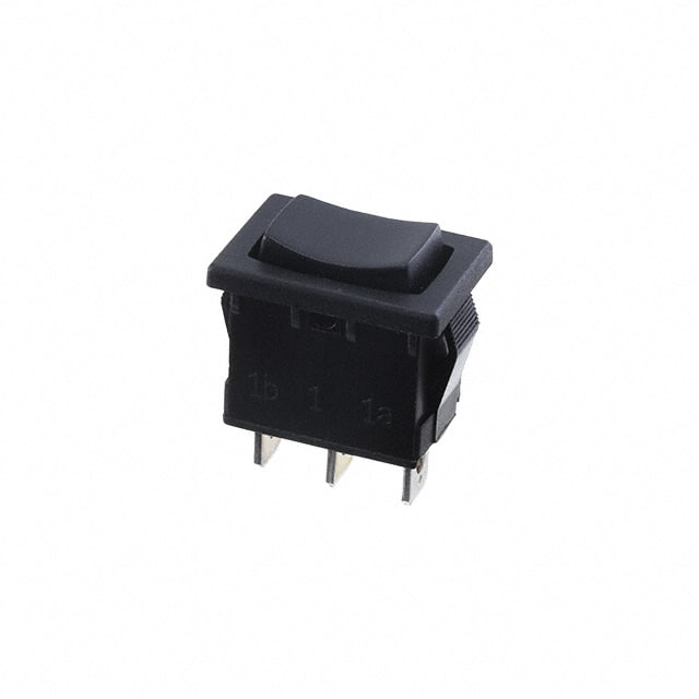 R1966DBLKBLKEF SWITCH ROCKER SPDT 15A 125V