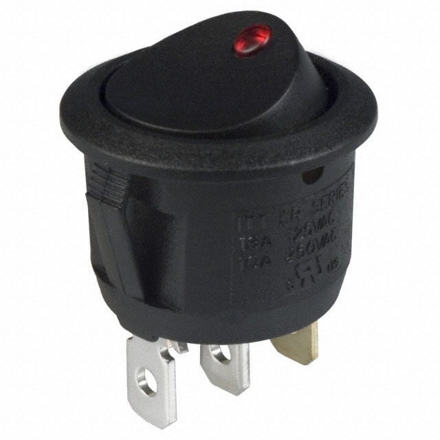 CR102J4RS215QF7 SWITCH ROCKER SPST 16A 125V