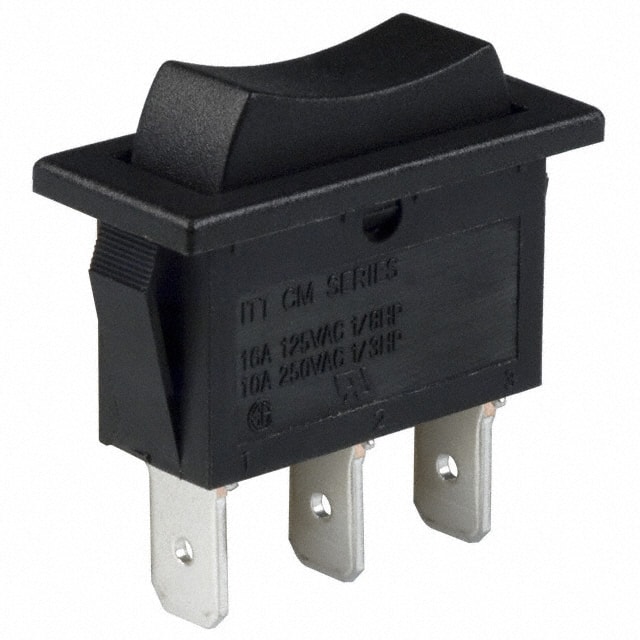 CM107J12S205QA SWITCH ROCKER SPDT 16A 125V