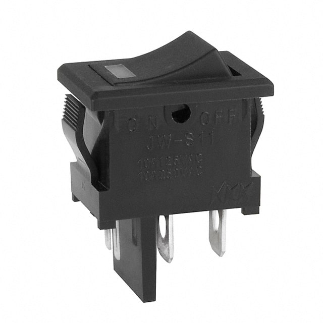 JWS11RAAC SWITCH ROCKER SPST 6A 125V
