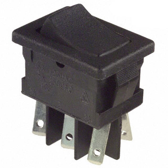 DM61-J1-2-S2-05-Q SWITCH ROCKER DPDT 10A 125V