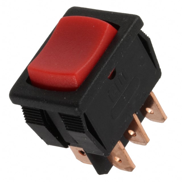 GRS-4023B-0005 SWITCH ROCKER DPDT 13A 125V