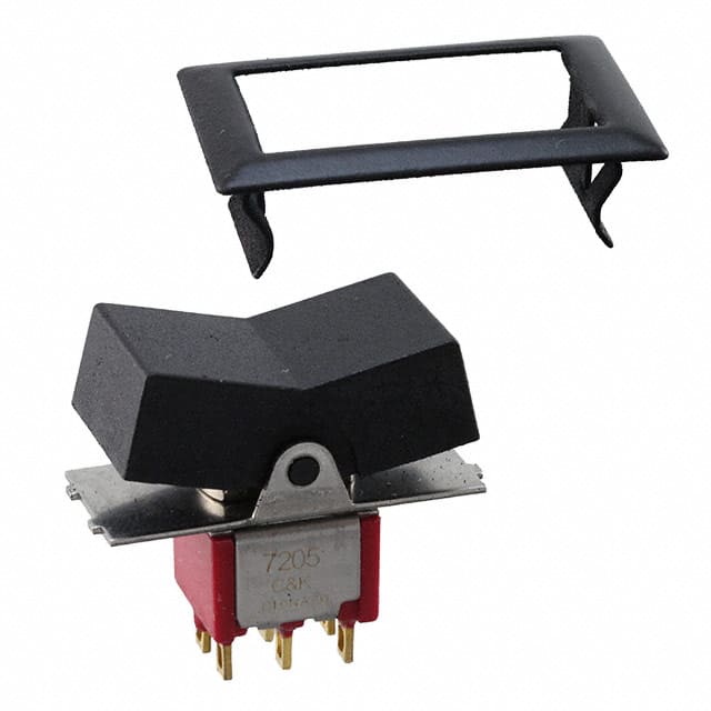 7205J37ZGE22 SWITCH ROCKER DPDT 5A 120V