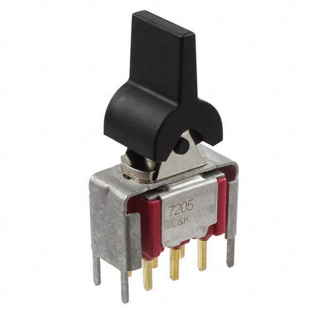 7205J60V6BE2 SWITCH ROCKER DPDT 0.4VA 20V