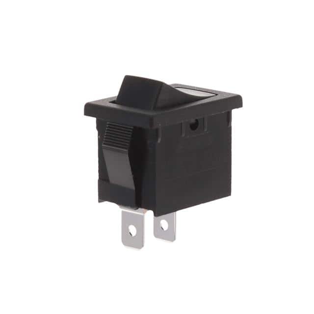 R1966ABLKBLKEG SWITCH ROCKER SPST 15A 125V