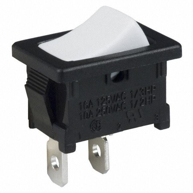 DA102J11S215QF SWITCH ROCKER SPST 16A 125V